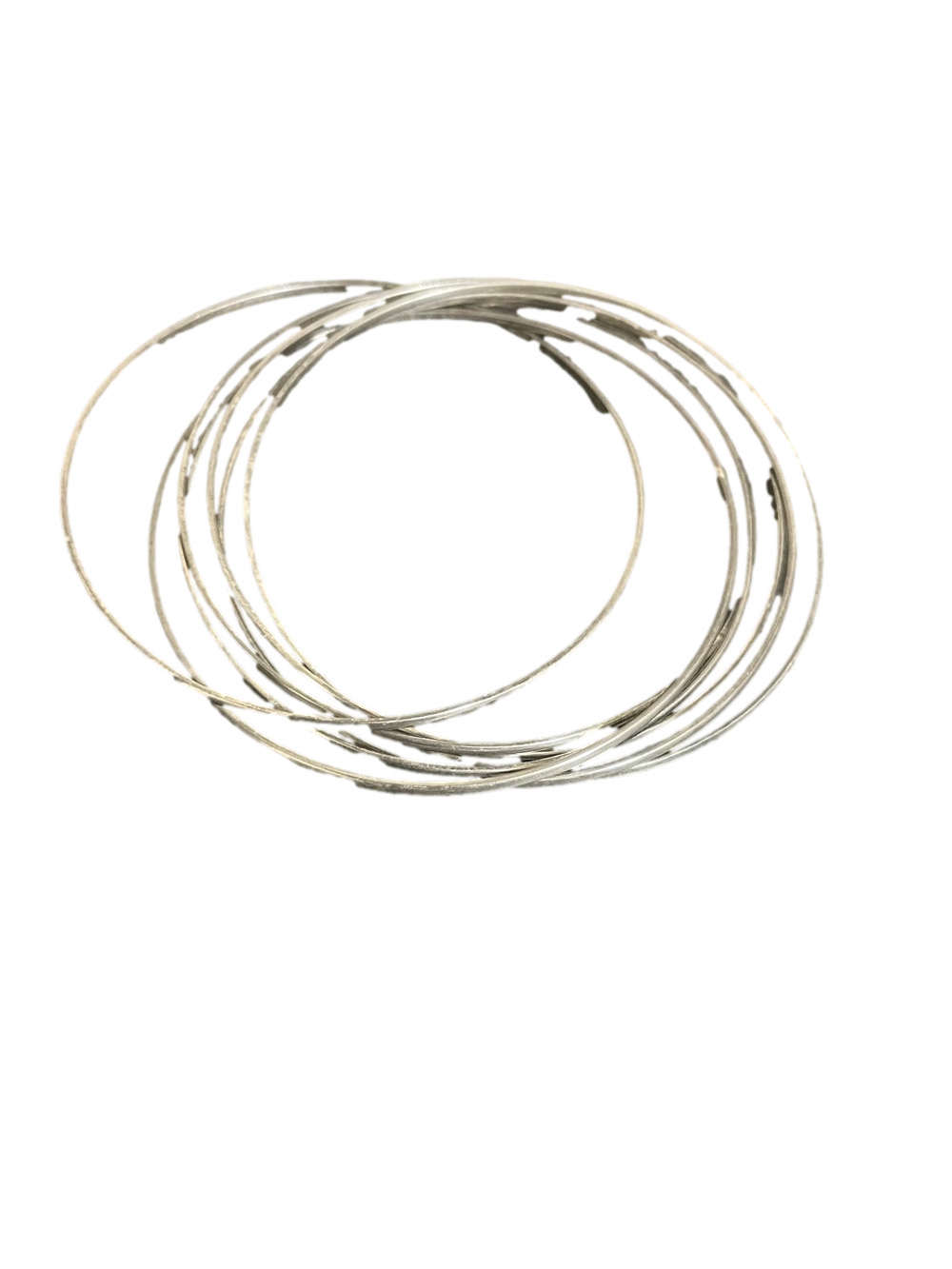 925 Silver 7 Bangles From Mexico